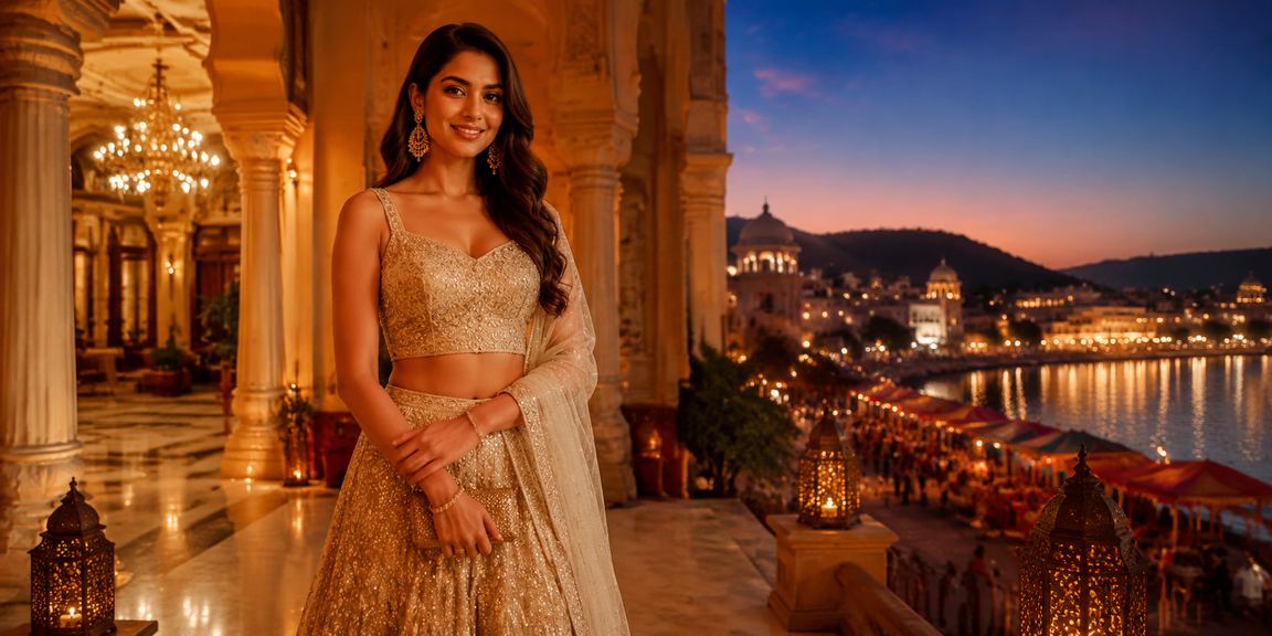 Mobile phone displaying responsible gaming app in Bollywood style